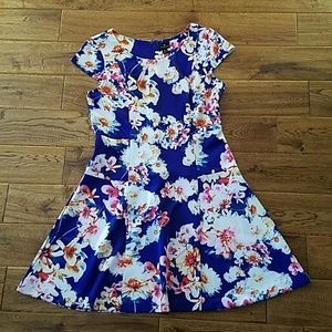 Bright Floral Worthington Dress
